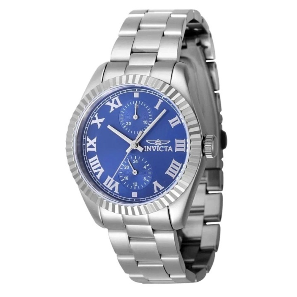 Invicta‎ Belmont 47437 Women's Blue Dial Steel Roman 36mm
